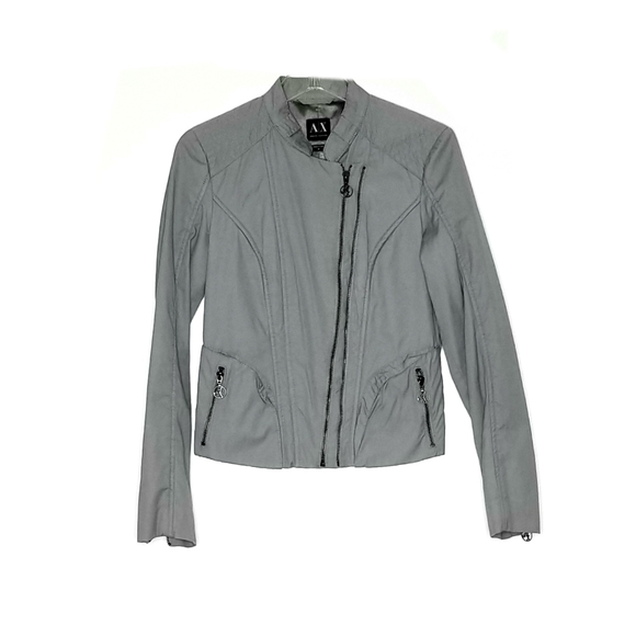 Armani Exchange Jackets & Blazers - A|X Armani Exchange Gray Zip up Jacket